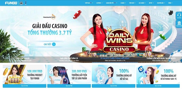 Casino trực tuyến tại Fun88