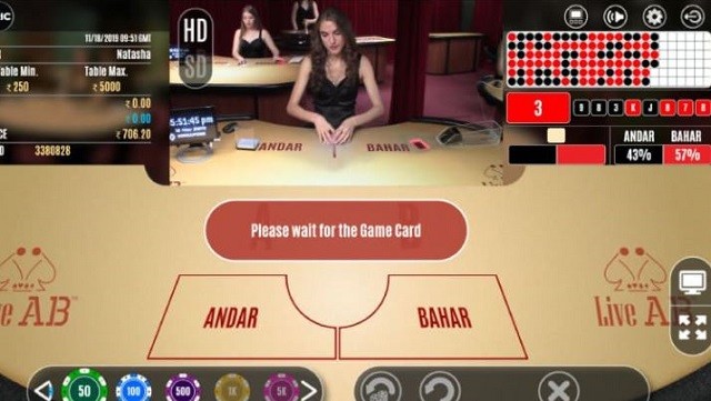 Hình thức đặt cược trong game Andar Bahar